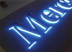 Illuminated signs trade service for shopfitters and sign makers